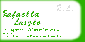 rafaella laszlo business card